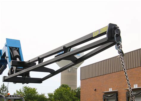 extendable boom for skid steer|truss boom attachment for telehandler.